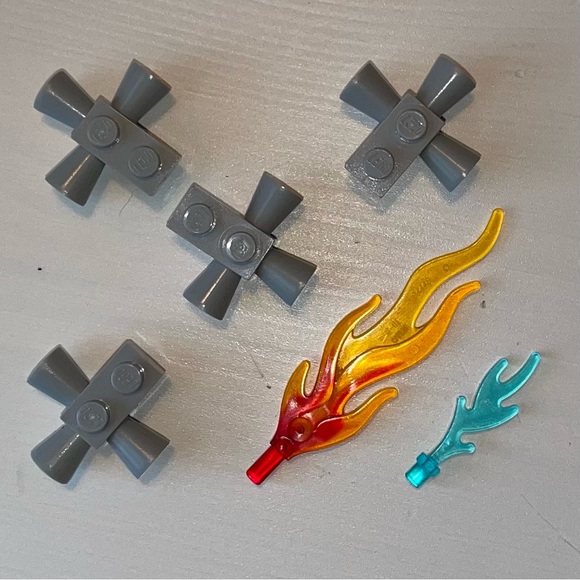 ⭐️FWP LEGO Loudspeaker/Space Positioning Rockets 3963 & Transparent Flames 94448 - Picture 9 of 9